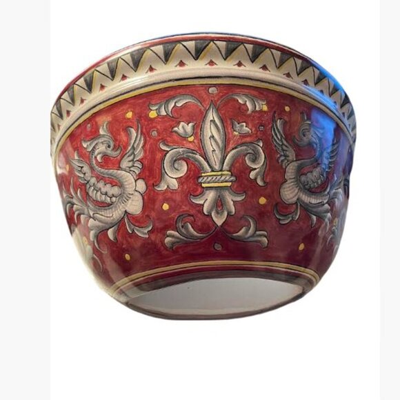 Maioliche Nulli Deruta Italy Majolica Wall Planter EUC - Picture 2 of 9